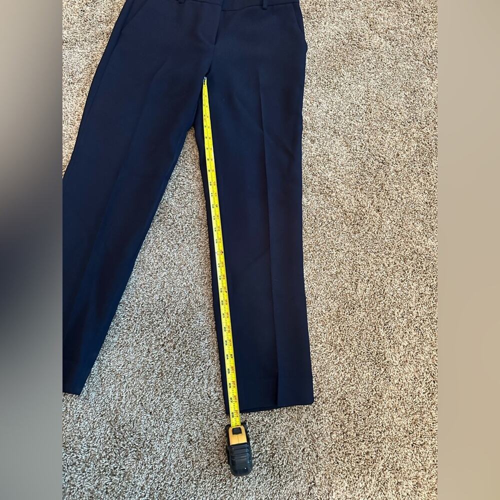 Talbots women’s size 4 Hampshire ankle Deep Blue Dress Pants - Picture 5 of 7